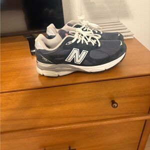 New Balance Blue and White Athletic Shoes